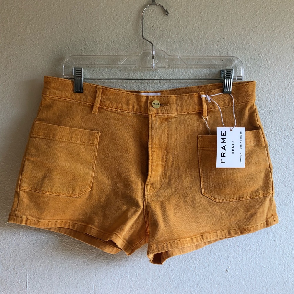 FRAME denim Le Bardot shorts